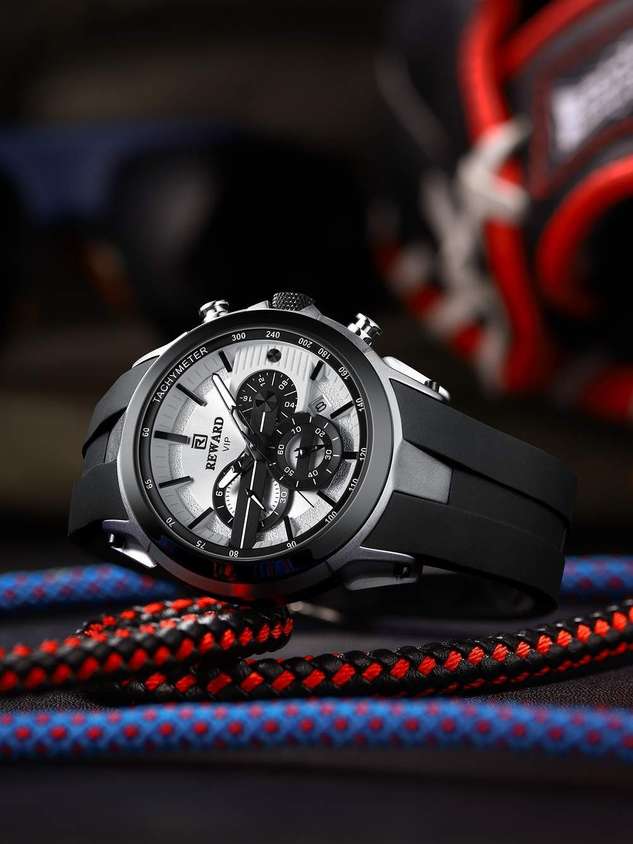 REWARD  Chronograph Sport Watch – Premium Silicone Band