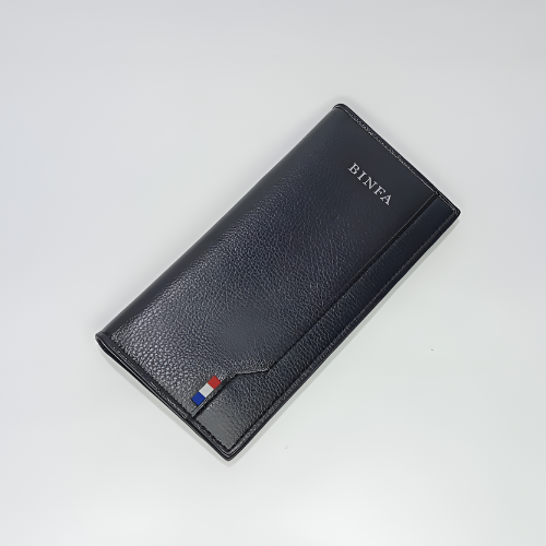Black Long Wallet for Men Slim, Stylish & Professional Card Holder