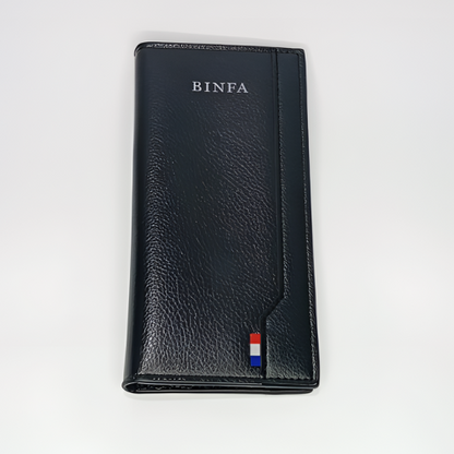 Black Long Wallet for Men Slim, Stylish & Professional Card Holder