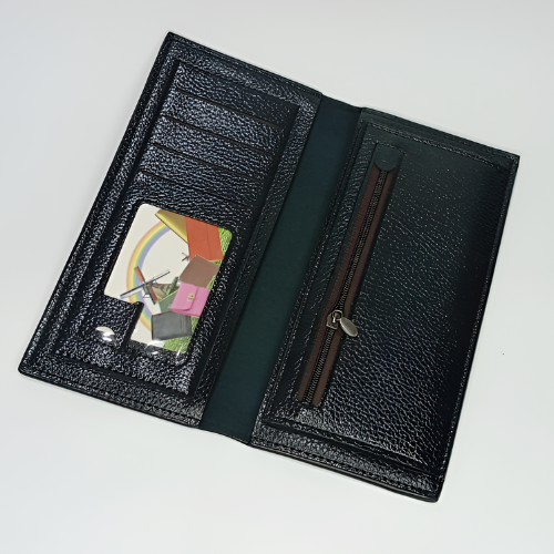 Black Long Wallet for Men Slim, Stylish & Professional Card Holder