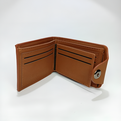 Stylish Brown Wallet for Men Slim, Durable & Compact Card Holder