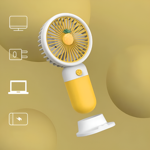 Mini Fan Rechargeable /Handheld Desktop USB Fan Electric Portable Mini Desk Fan for Kids