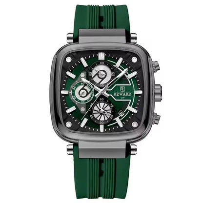 Reward Green Chronograph Luxury Sports Men's Watch