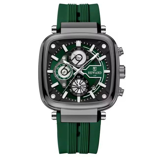 Reward Green Chronograph Luxury Sports Men's Watch