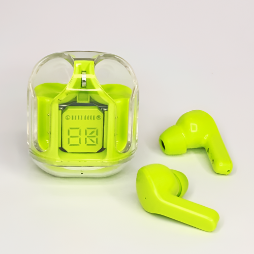 Air 31 Wireless Earbuds with LED Display & Transparent Charging Case