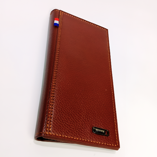 Stylish Long Brown Wallet for Men Brown Slim Wallet with Card And Money Slots