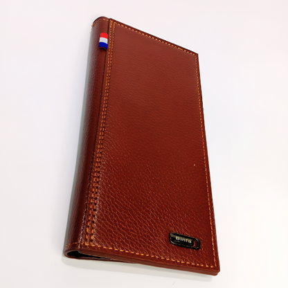 Stylish Long Brown Wallet for Men Brown Slim Wallet with Card And Money Slots