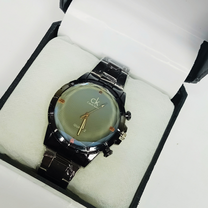Stylish Watch for Men Elegant Stainless Steel Strap