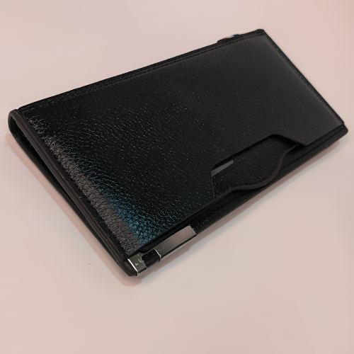 Mens Long Wallet Slim Bi fold Card Holder for Professional Look