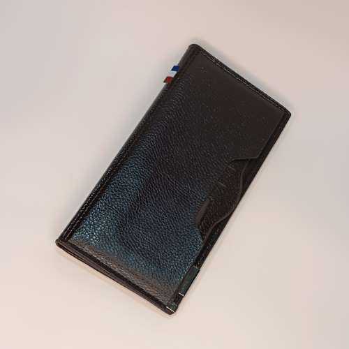 Mens Long Wallet Slim Bi fold Card Holder for Professional Look